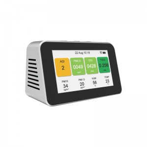 Dienmern 2019 Bärbar luftkvalitetsdetektor CO2 PM2.5 testare inomhusluftsdetektor PM1.0 PM10 smart luftkvalitetsmonitor HCHO