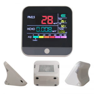 Smart luftkvalitetsdetektor PM2.5 gasmonitor med lasersensor Hög känslighet Luftdetektor
