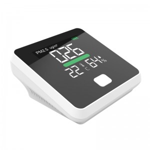 Luftfuktighet PM2.5 Detektor DM103B Handhållen bärbar luftkvalitet Övervakningstemperatur USB-gränssnitt